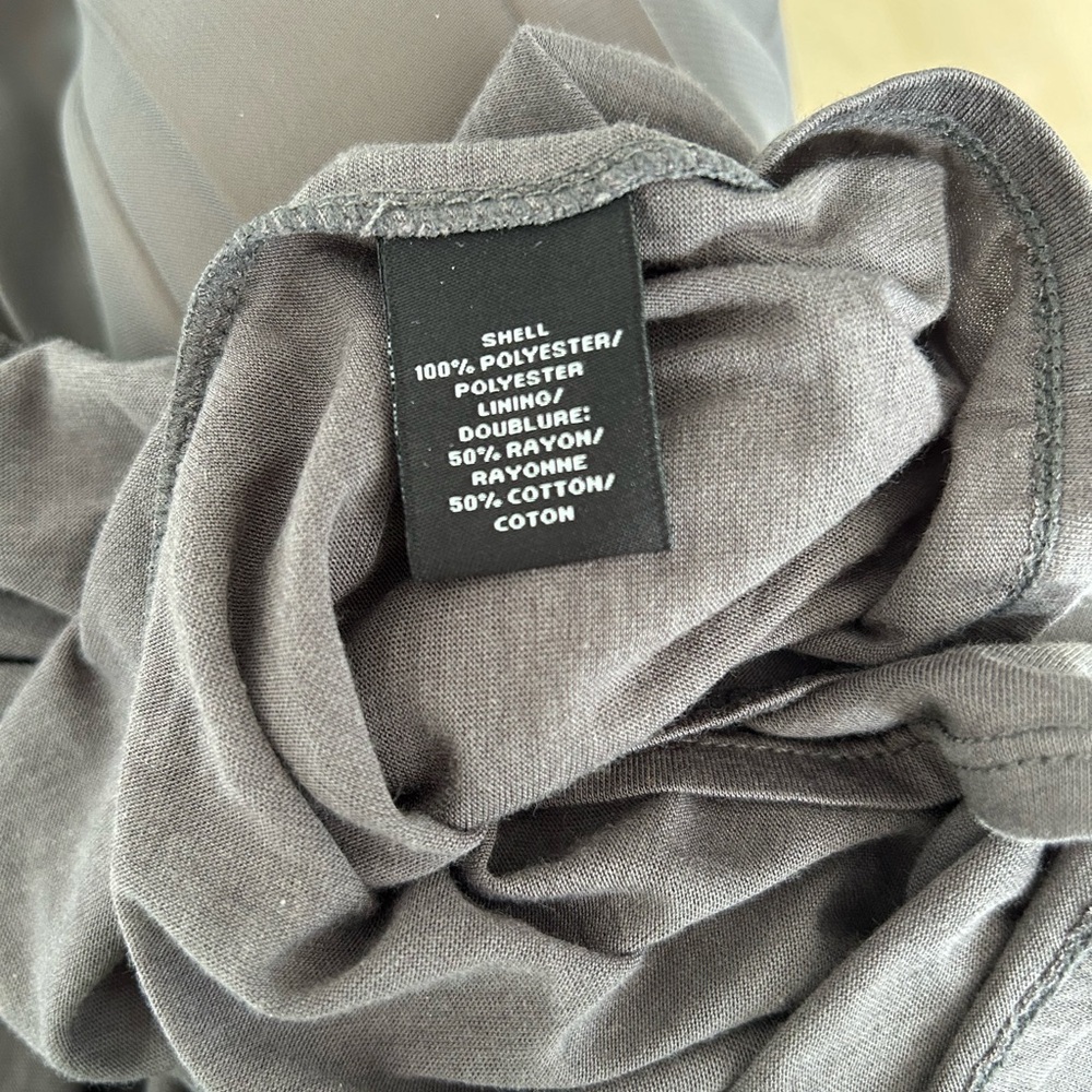 NWT Ella Moss Grey Pleated Skirt - Picture 3 of 3
